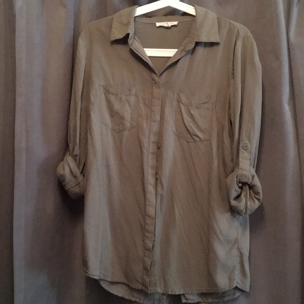 SALE! Sage green lightweight shirt